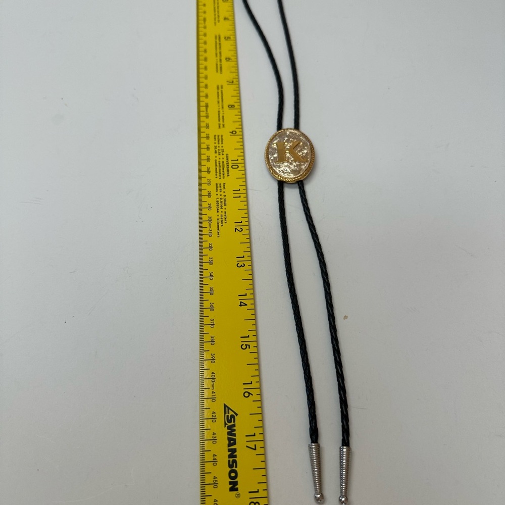 Aminco Gold and Silver Bolo Tie - Picture 6 of 6